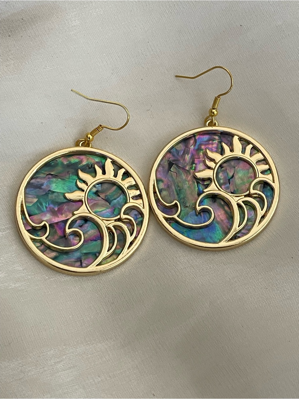 Sun and Waves Earrings